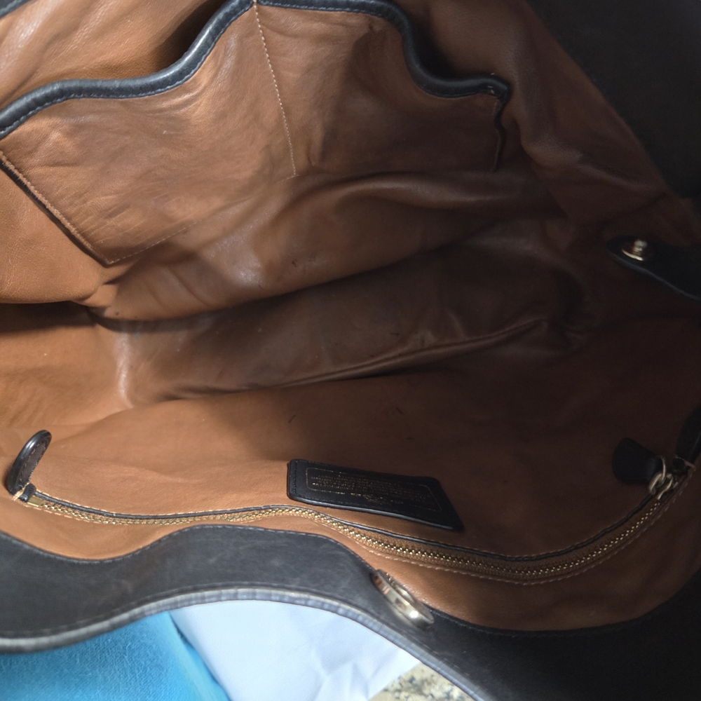 Coach Black Leather Hobo Bag - Picture 10 of 10